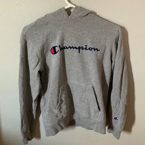 Champion Grey Hoodie Children’s Size Large